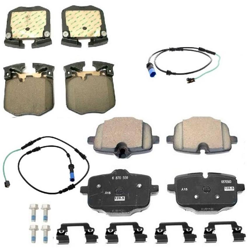 BMW Disc Brakes Kit - Pads Front and Rear